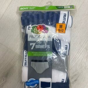 Fruit of the Loom Boys' Briefs - Blue, White, Gray